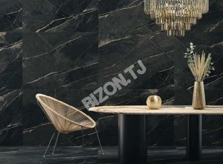 Керамическая плитка Bonera Black, 90х120см 2
